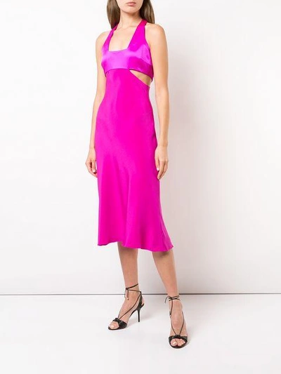 Shop Cushnie Et Ochs Kiera Cutout Dress In Pink