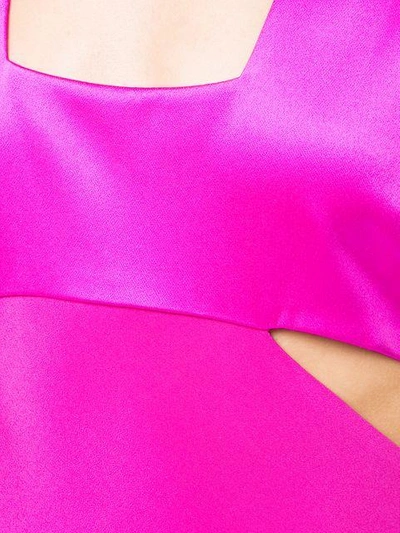 Shop Cushnie Et Ochs Kiera Cutout Dress In Pink