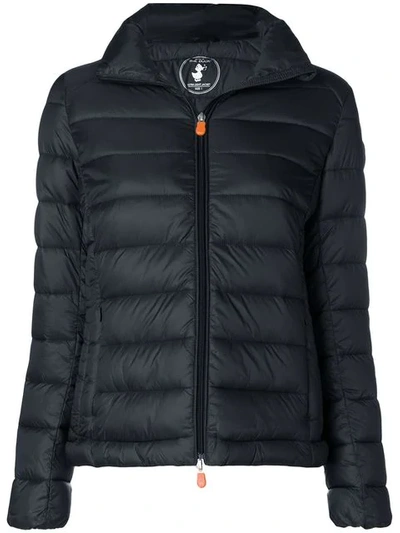 Shop Save The Duck Padded Jacket In Black