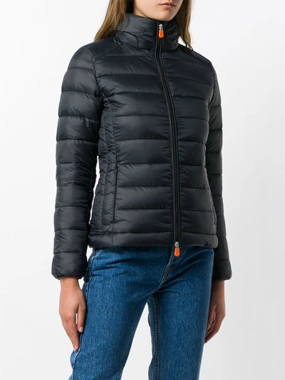 Shop Save The Duck Padded Jacket In Black