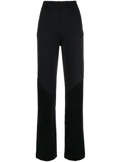 Givenchy Logo Trim Track Pants In Black