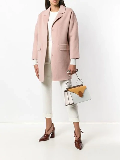 Shop P.a.r.o.s.h . Cropped-mantel Mit Lockerem Schnitt - Rosa In Pink