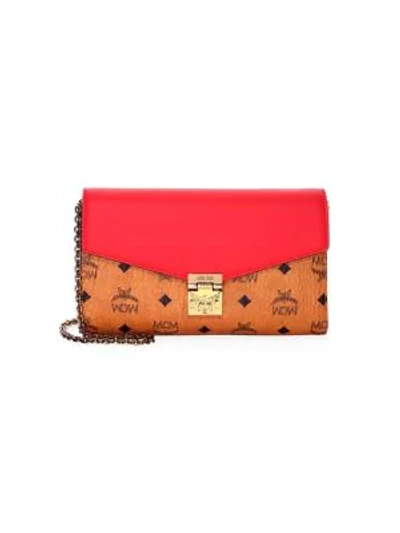 Small Millie Crossbody in Visetos Cognac