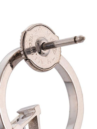 Shop Hadar Nornberg Circular Stud Detail Earrings In Grey