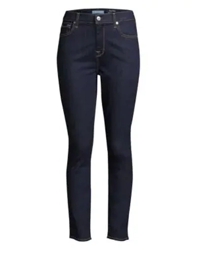 Shop 7 For All Mankind B(air) High-rise Ankle Skinny Jeans In Bacleanrns