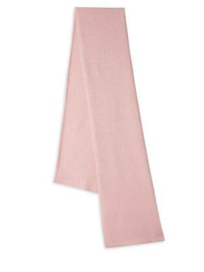 Shop Portolano Women's Classic Cashmere Scarf In Powder Pink