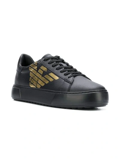 Shop Ea7 Classic Sneakers In A276 Black
