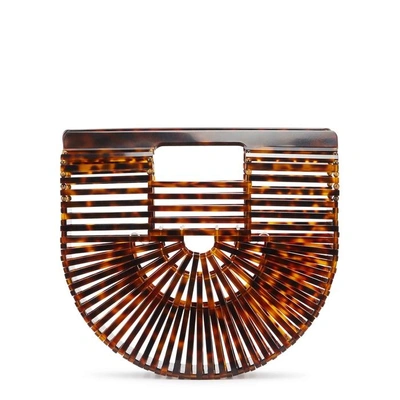 Shop Cult Gaia Ark Mini Tortoiseshell Clutch In Brown