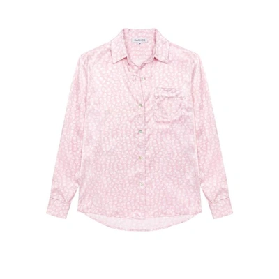 Shop Radice Alexandra Silk Pyjama In Rose Blush - Top In Rosã Blush