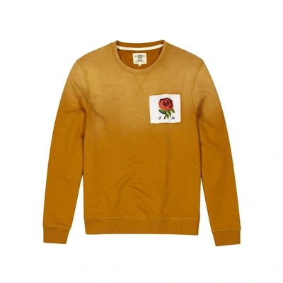 Shop Kent & Curwen 1926 Mustard Cotton Sweatshirt