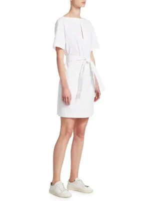 theory belted shift dress