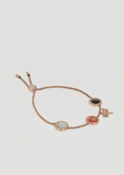 Shop Emporio Armani Bracelets - Item 28001796 In Rose Gold