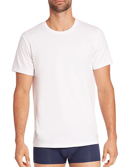 Shop Calvin Klein 3-pack Classic Crewneck Tees In White