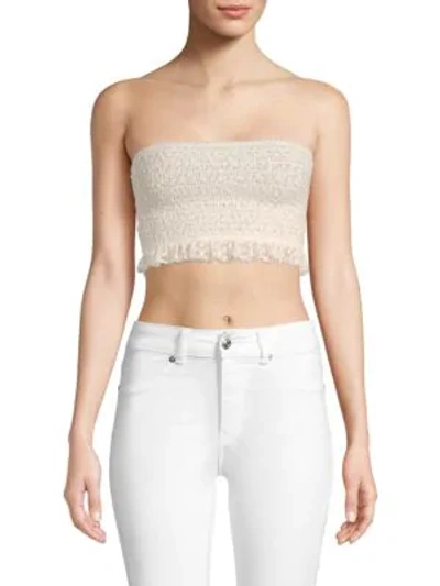 Shop Free People Callie Bandeau Top In Ivory