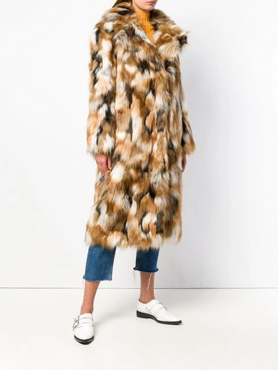 Shop Dondup Faux Fur Coat