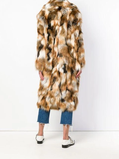 Shop Dondup Faux Fur Coat