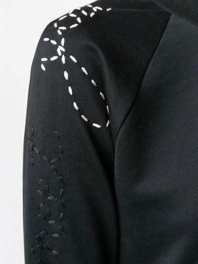 Shop Y-3 Adidas X Yohji Yamamoto Angled Waist Slogan Sweater In Black