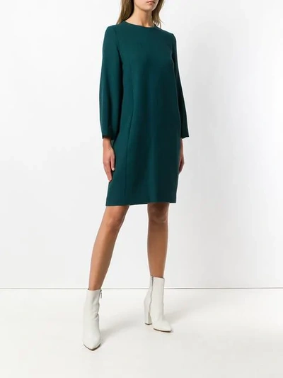 Shop Antonelli Side Pocket Shift Dress - Green