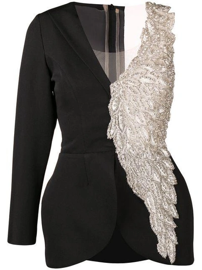 Shop Loulou Angel Blazer In Black