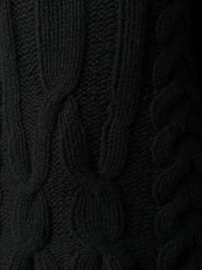 Shop Michel Klein Chunky Knit Jumper - Black