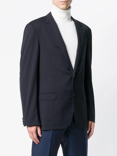 Shop Lanvin Classic Suit - Blue