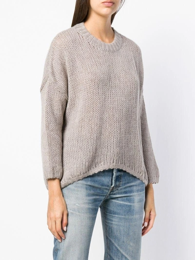 Shop Max & Moi Cashmere Oversized Sweater - Neutrals