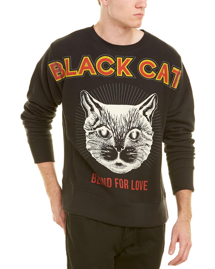 black cat gucci sweatshirt
