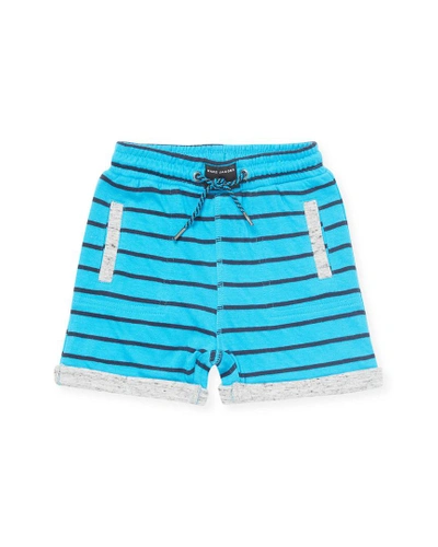 Shop Little Marc Jacobs Striped Bermuda Short In Nocolor