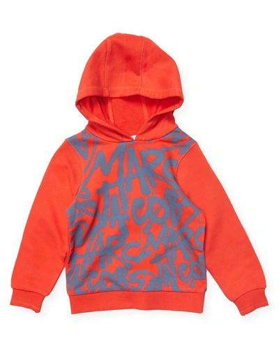 Shop Little Marc Jacobs Hooded Sweater In Nocolor