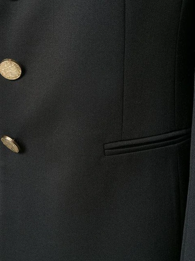 Shop Giacobino Fitted Peaked Lapel Jacket - Black