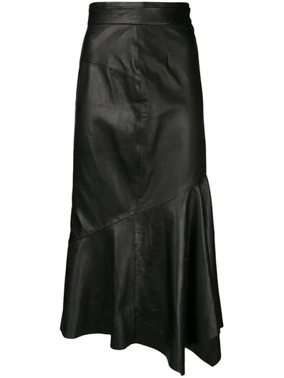 Shop Chalayan Fishtail Skirt In Black