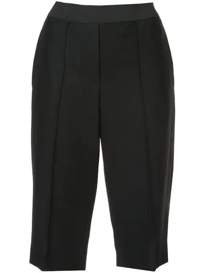 Shop Vera Wang Bermuda Shorts In Black