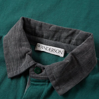 Shop Jw Anderson Rugby Shirt In Green