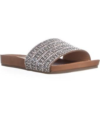 steve madden dazzle embellished slide sandal