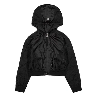 Shop High Black Embroidered Satin Jacket