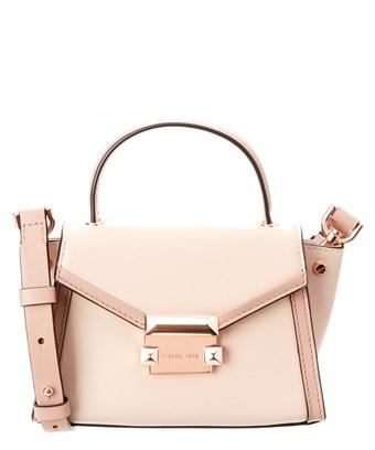 michael kors whitney mini leather satchel