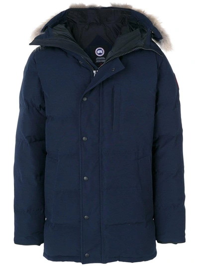 Shop Canada Goose Carson Parka Coat - Blue