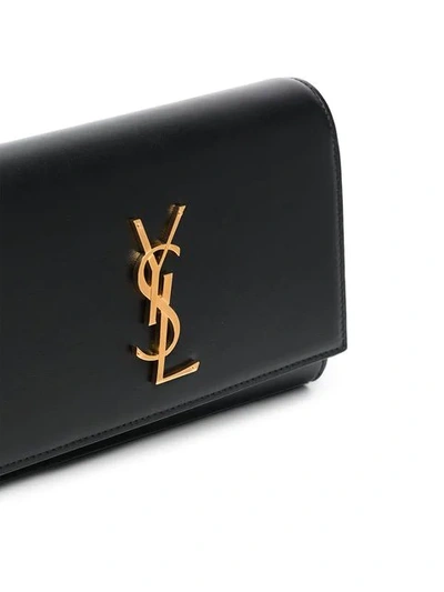 Shop Saint Laurent Kate Belt Bag In Black