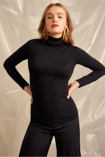 Shop C/meo Collective New Rules Knit Top In Black