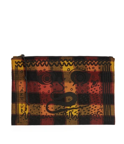 Shop Vivienne Westwood Masai Shuka Pouch Orange