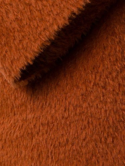 Shop Antonelli Giada Fur Coat - Orange
