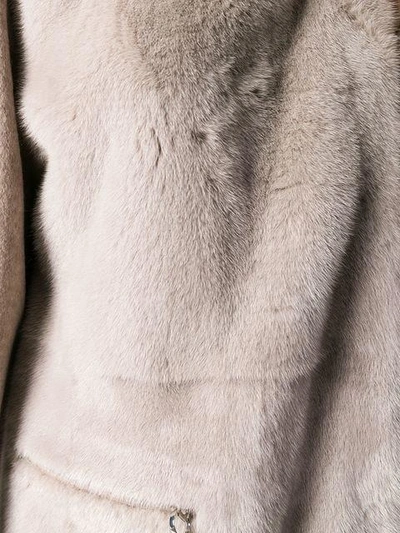 Shop Liska Cashmere Blend Coat In Neutrals