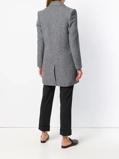 Shop Apc A.p.c. Joan Double-breasted Coat - Blue