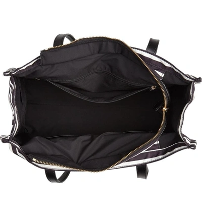 Shop Kate Spade Watson Lane Large Sam Bag - Black In Black/ Clotted Cream