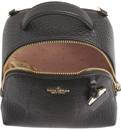 Shop Kate Spade Carter Street - Mini Caden Leather Backpack - Black