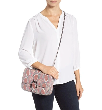 Shop Longchamp Amazone Convertible Leather Crossbody Bag - Pink In Blush
