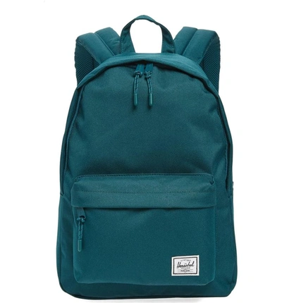 Shop Herschel Supply Co Classic Mid Volume Backpack - Blue In Deep Teal
