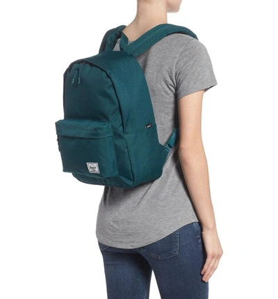 Shop Herschel Supply Co Classic Mid Volume Backpack - Blue In Deep Teal