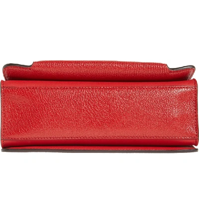 Shop Givenchy Small Gv3 Leather Crossbody Bag In Bright Red