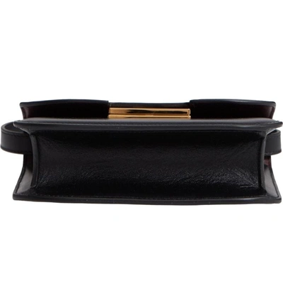 Shop Victoria Beckham Eva Calfskin Leather Crossbody Bag - Black